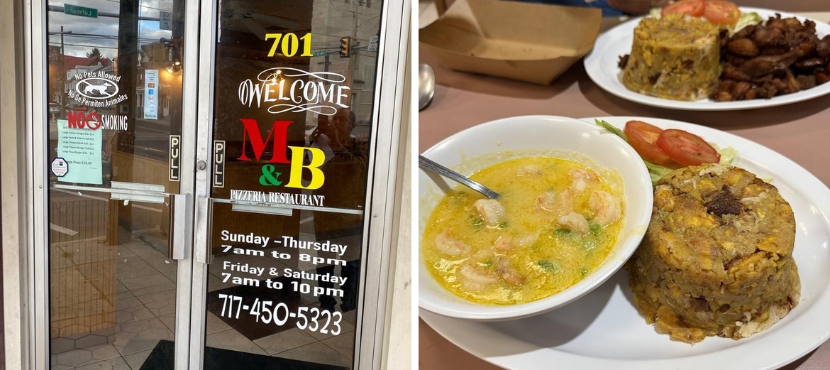 M & B Pizzeria Restaurant Menu